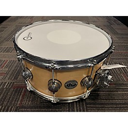 Used DW Used DW 7.5X14 Collector Series Standard Maple Drum Natural