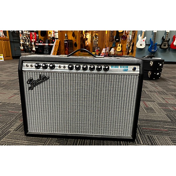 Used Fender Used Fender 1968 Custom Deluxe Reverb 22W 1x12 Tube Guitar Combo Amp