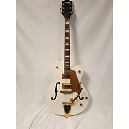 Used Gretsch Guitars Used Gretsch Guitars G5420T Electromatic Vintage White Hollow Body Electric Guitar