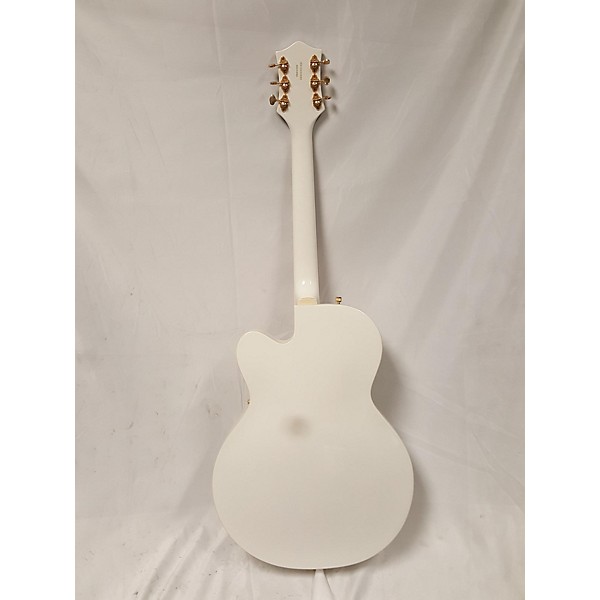 Used Gretsch Guitars Used Gretsch Guitars G5420T Electromatic Vintage White Hollow Body Electric Guitar