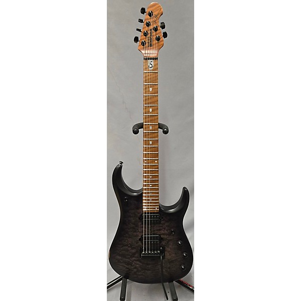 Used Ernie Ball Music Man Used Ernie Ball Music Man JP15 John Petrucci Signature Trans Black Solid Body Electric Guitar