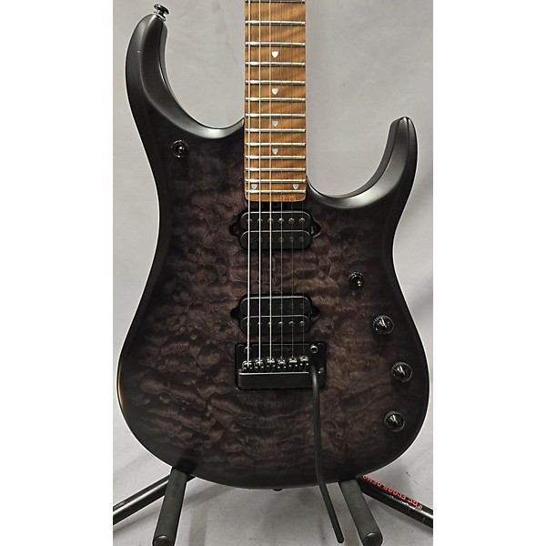 Used Ernie Ball Music Man Used Ernie Ball Music Man JP15 John Petrucci Signature Trans Black Solid Body Electric Guitar