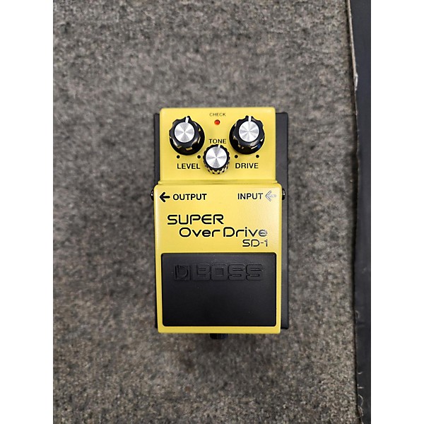 Used BOSS SD1 Super Overdrive Effect Pedal