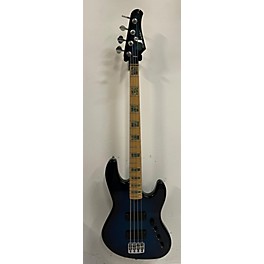 Used Sabian Used OVERWATER TANGLEWOOD ASPIRATION Trans Blue Electric Bass Guitar