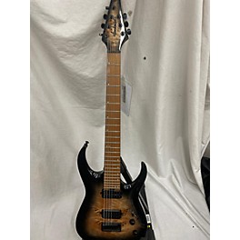 Used Jackson Used Jackson Pro Series Misha Mansoor Signature Juggernaut HT7P Black Burst Burl Solid Body Electric Guitar