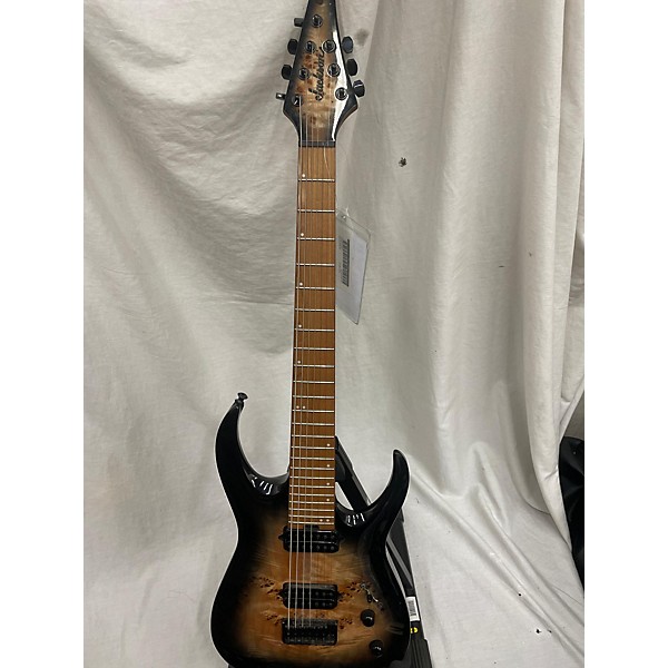 Used Jackson Used Jackson Pro Series Misha Mansoor Signature Juggernaut HT7P Black Burst Burl Solid Body Electric Guitar