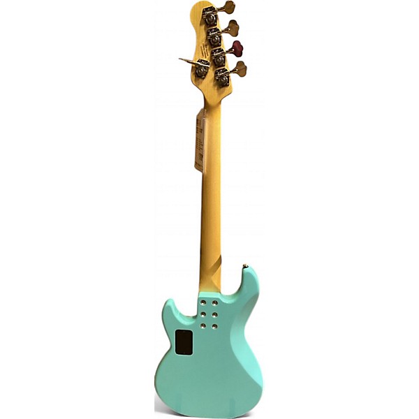 Used 2021 G&L CLF Research L-2500 Turquoise Electric Bass Guitar