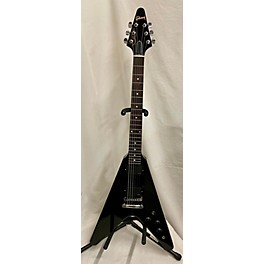 Used Gibson Used Gibson Flying V 1980's Reissue Black Solid Body Electric Guitar