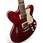 Used Hofner Verythin Standard Trans Red Hollow Body Electric Guitar