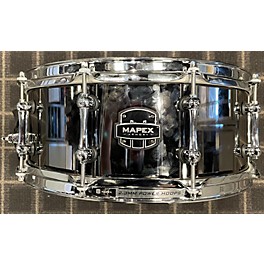 Used Mapex Used Mapex 5.5X14 Armory Series Tomahawk Drum Black Chrome