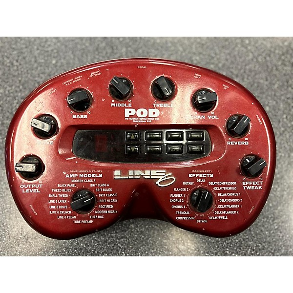 Used Line 6 Pod 2.0 Amp Modeler Effect Processor