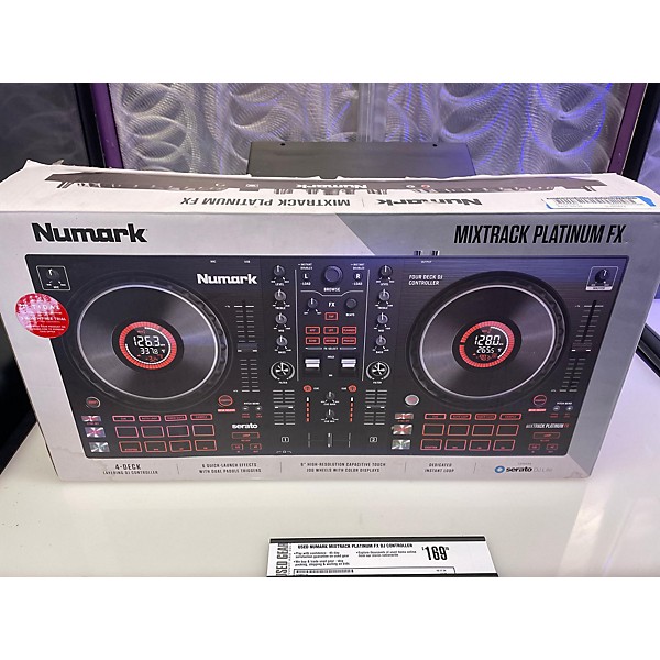 Used Numark MIXTRACK PLATINUM FX DJ Controller Guitar Center