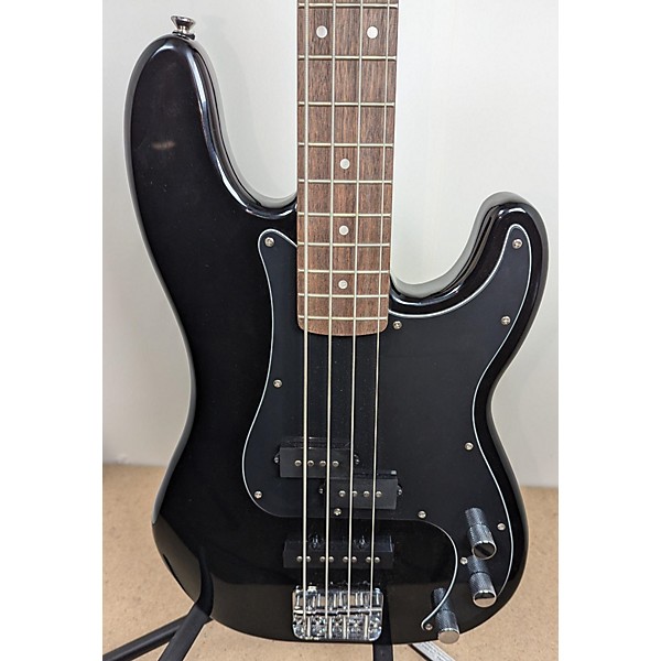 Used Squier Precision Bass Electric Bass Guitar Black Guitar Center