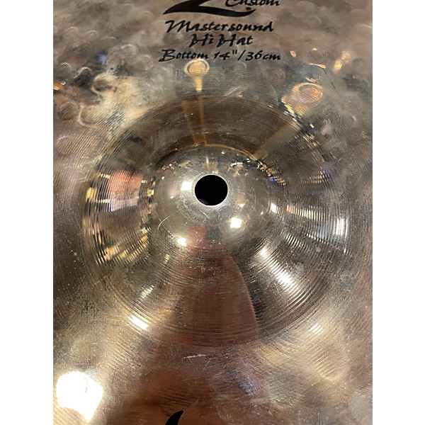 Used Zildjian Used Zildjian 14in Z Custom Mastersound Hi Hat Pair Cymbal