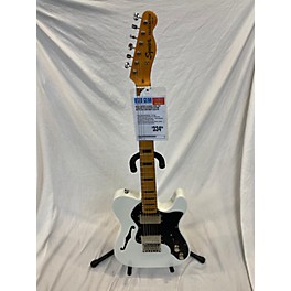 Used Squier Used Squier Classic Vibe 70s Thinline Telecaster Alpine White Hollow Body Electric Guitar