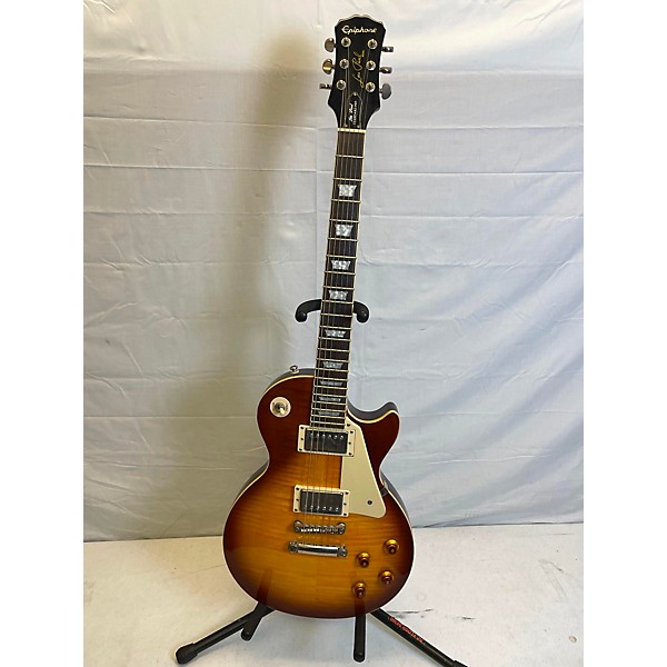 Used Epiphone Used Epiphone Les Paul Standard Pro Ice Tea Burst Solid Body Electric Guitar