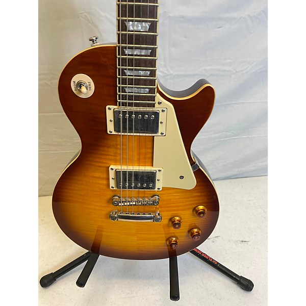 Used Epiphone Used Epiphone Les Paul Standard Pro Ice Tea Burst Solid Body Electric Guitar