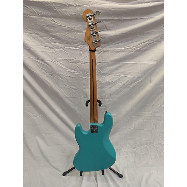 Used Squier Used Squier 40TH ANNIVERSARY JAZZ BASS Seafoam Green Electric Bass Guitar