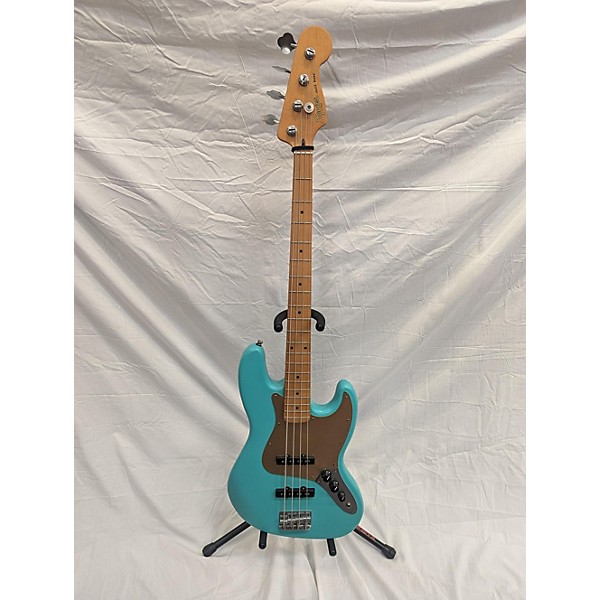 Used Squier Used Squier 40TH ANNIVERSARY JAZZ BASS Seafoam Green Electric Bass Guitar