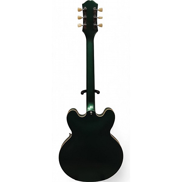Used Epiphone ES335 Hollow Body Electric Guitar Inverness Green