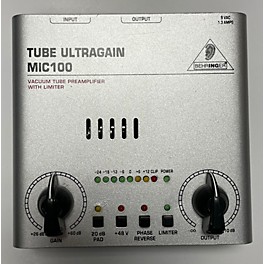 Used Behringer Tube Ultra Gain Mic100 Microphone Preamp