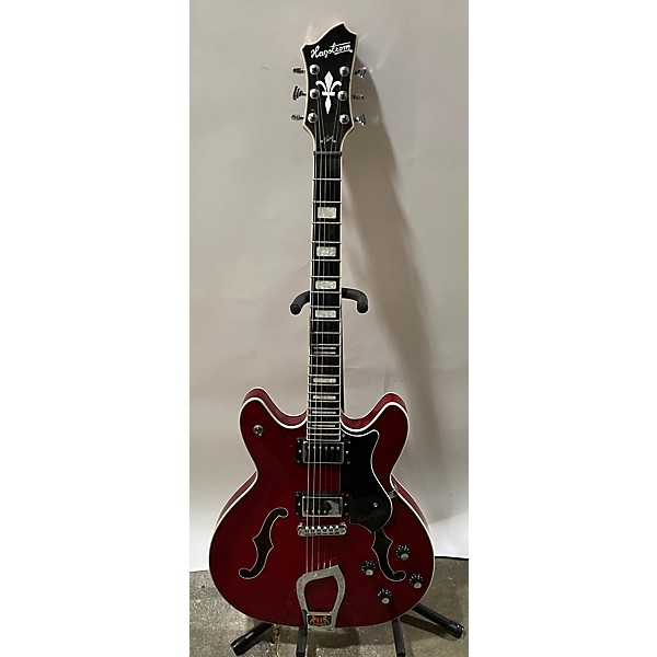 Used Hagstrom Used Hagstrom VIKING Cherry Hollow Body Electric Guitar