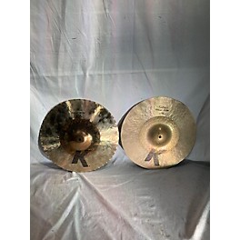 Used Zildjian 14in K Custom Hybrid Hi Hat Pair Cymbal