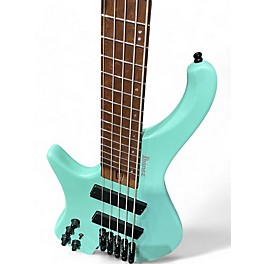 Used Ibanez Used Ibanez EHB1005MS Left Handed Seafoam Green Electric Bass Guitar