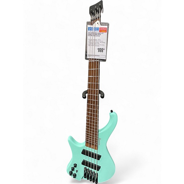 Used Ibanez Used Ibanez EHB1005MS Left Handed Seafoam Green Electric Bass Guitar