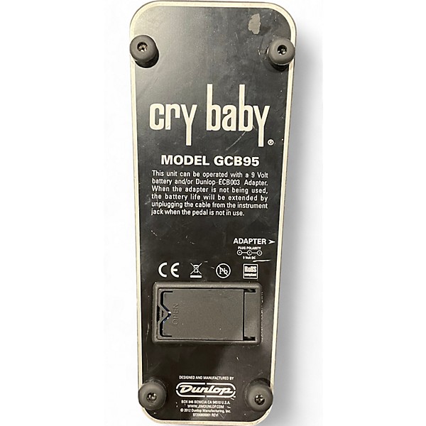 Used Dunlop Used Dunlop GCB95 Original Crybaby Wah Effect Pedal