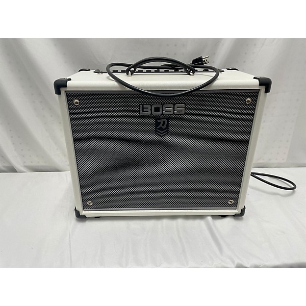 Used BOSS Used BOSS Katana KTN50 MKII 50W 1X12 White Guitar Combo Amp