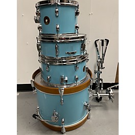 Used TAMA Used TAMA 4 piece CLUB-JAM 4 Piece Aqua Blue Drum Kit