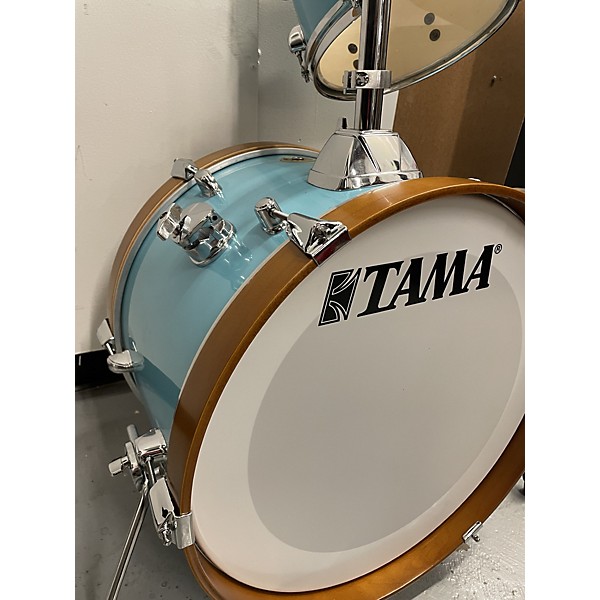 Used TAMA Used TAMA 4 piece CLUB-JAM 4 Piece Aqua Blue Drum Kit