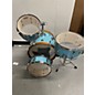 Used TAMA Used TAMA 4 piece CLUB-JAM 4 Piece Aqua Blue Drum Kit