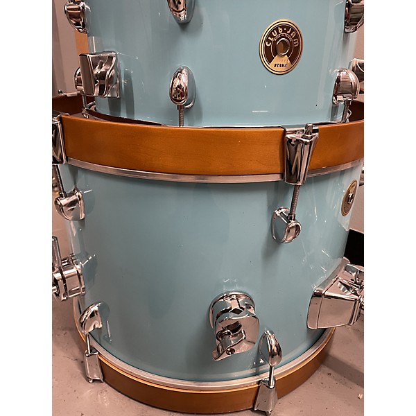 Used TAMA Used TAMA 4 piece CLUB-JAM 4 Piece Aqua Blue Drum Kit