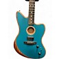 Used Fender Acoustasonic Jazzmaster Ice Blue Acoustic Electric Guitar