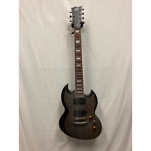 Used ESP LTD VIPER 417 Black Solid Body Electric Guitar