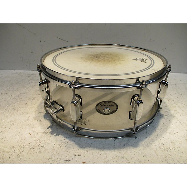 Used TAMA Used TAMA 14X6 Silverstar Snare Drum Clear