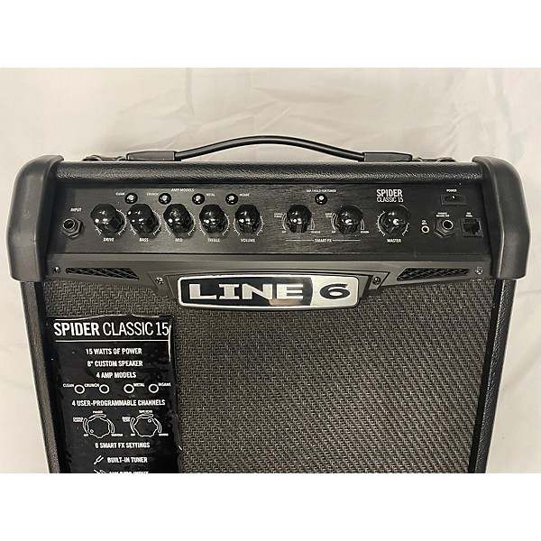 Used Line 6 SPIDER CLASSIC 15 Guitar Combo Amp