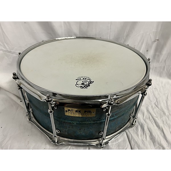 Used Pork Pie 7X14 Custom Patina Drum