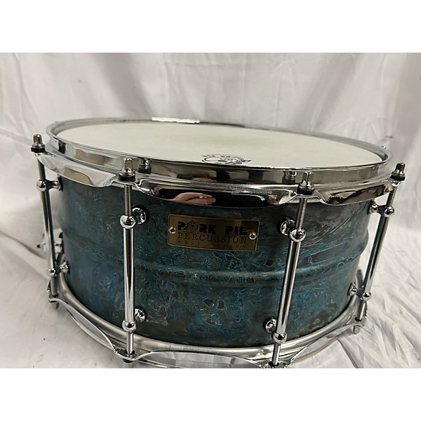 Used Pork Pie 7X14 Custom Patina Drum