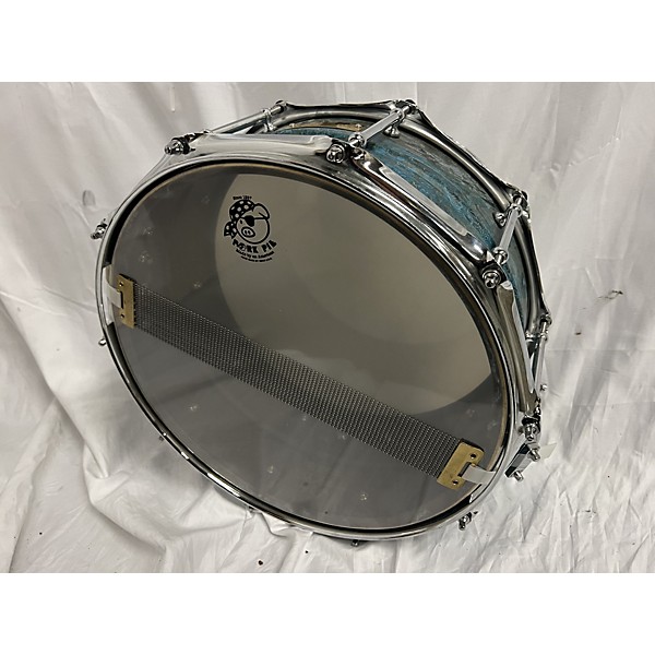 Used Pork Pie 7X14 Custom Patina Drum