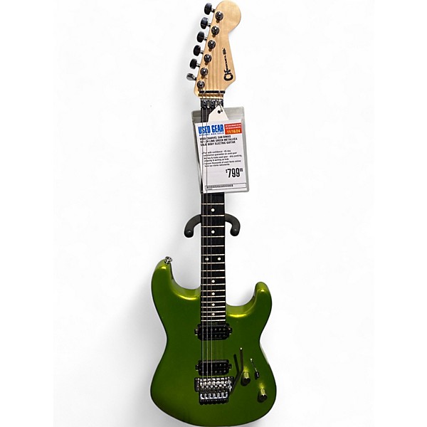 Used Charvel Used Charvel San Dimas SD1-2H Lime Green Metallica Solid Body Electric Guitar