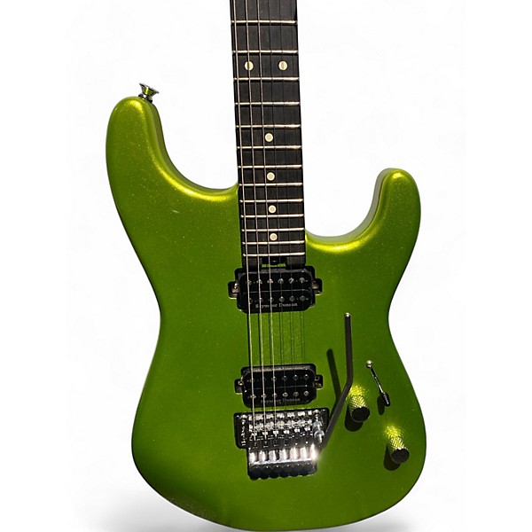 Used Charvel Used Charvel San Dimas SD1-2H Lime Green Metallica Solid Body Electric Guitar