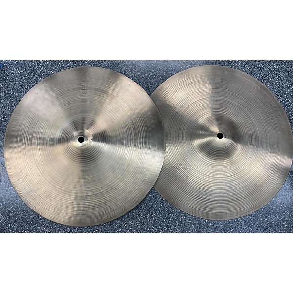 Used Zildjian 14in Avedis Big Stamp Hi Hats Cymbal