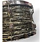 Vintage 1967 Rogers 4 piece Powertone Black Oyster Drum Kit