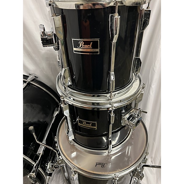 Used Pearl Used Pearl 4 piece Export Black Drum Kit