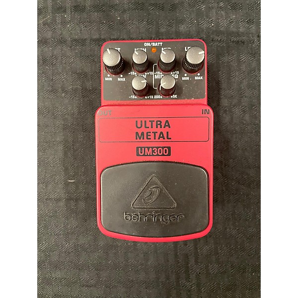 Used Behringer UM300 Ultra Metal Distortion Effect Pedal