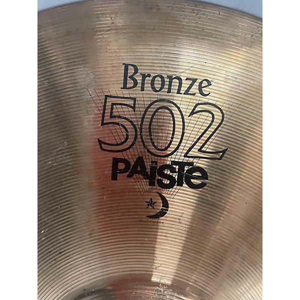 Used Paiste Used Paiste 14in 502 Hi Hat Pair Cymbal