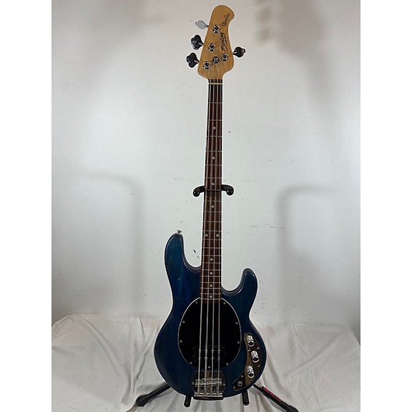 Used Sterling by Music Man Used Sterling By Music Man Sub 4 Blue Electric Bass Guitar